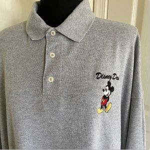 🌹VINTAGE🌹 Disney Mickey Mouse Dad Polo Size 2XL